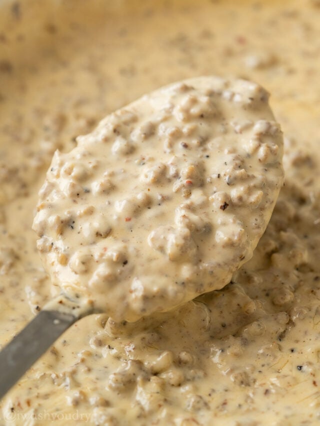 Super Easy Sausage Gravy Recipe I Wash You Dry 2252