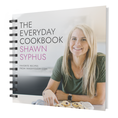 cookbook cover with spiral binding