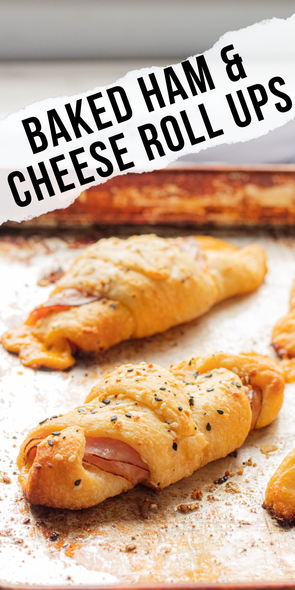 Baked Ham and Cheese Roll Ups - I Wash You Dry