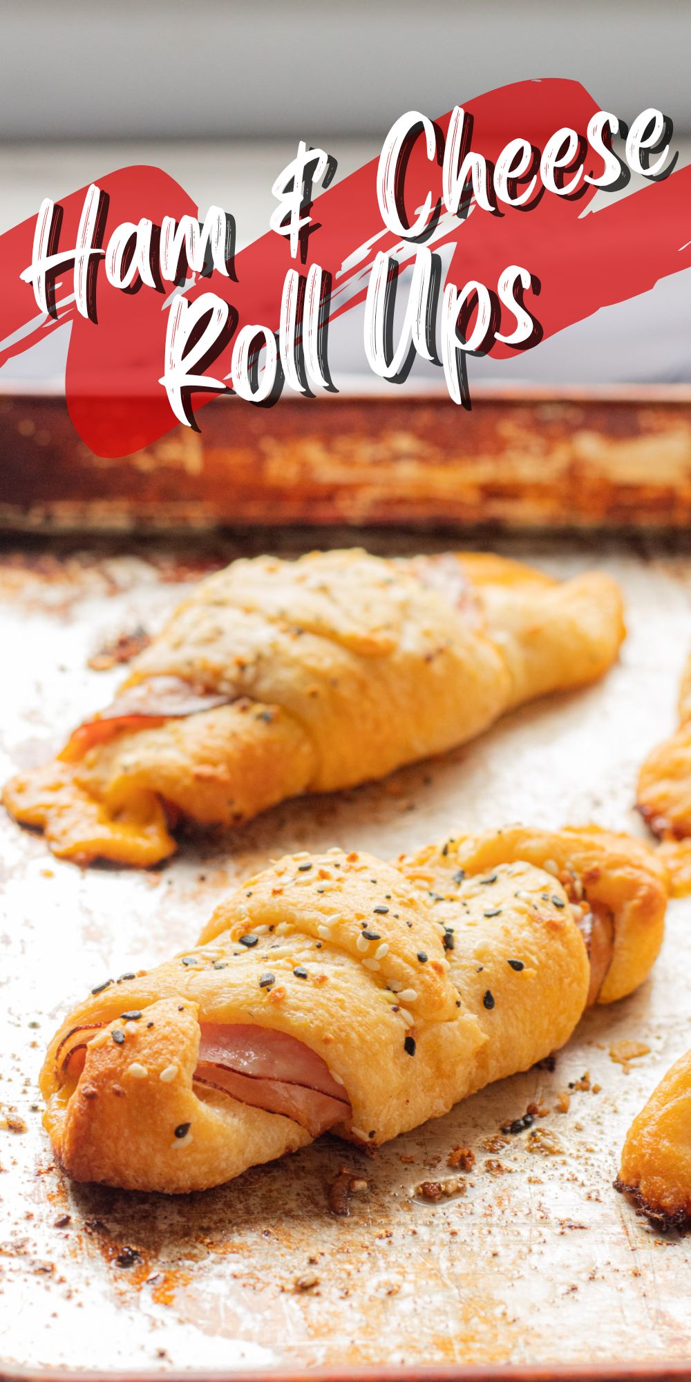 Baked Ham and Cheese Roll Ups - I Wash You Dry