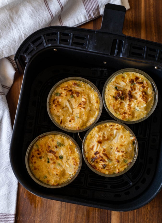 Au gratin potatoes in air fryer.