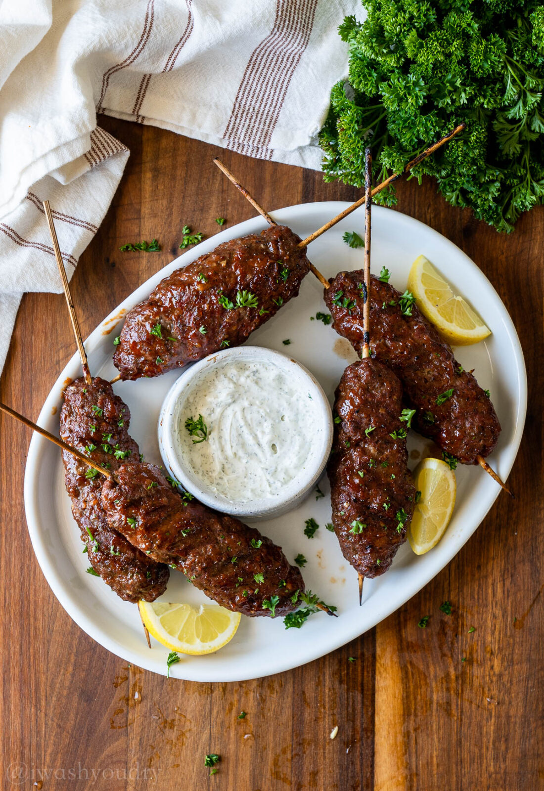Grilled BBQ Meatloaf Skewers I Wash You Dry
