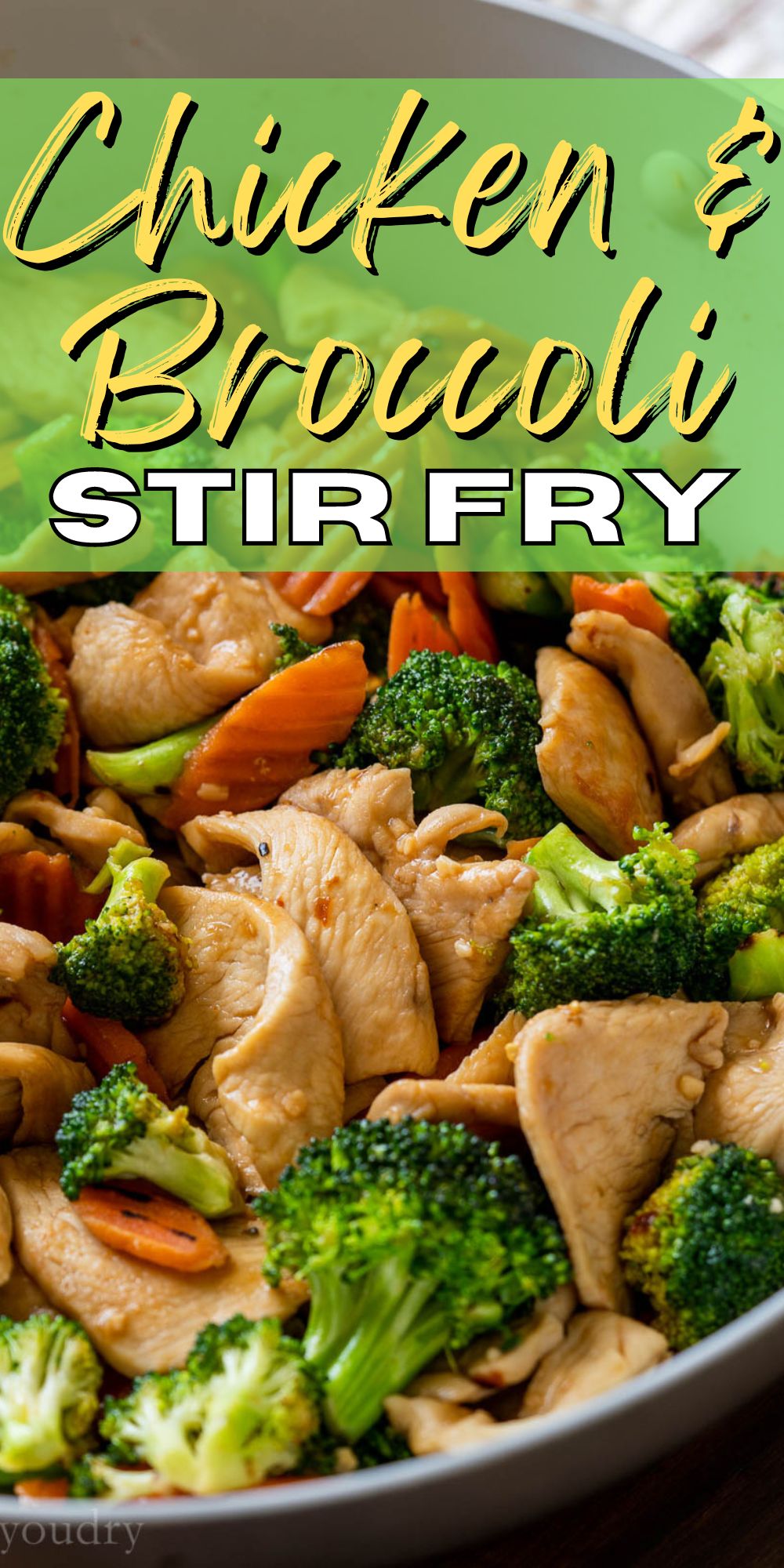 Broccoli Chicken Stir Fry - I Wash You Dry