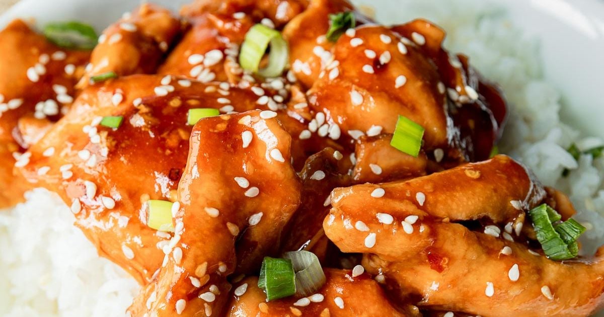 Slow Cooker Honey Garlic Chicken Thighs - I Wash You Dry