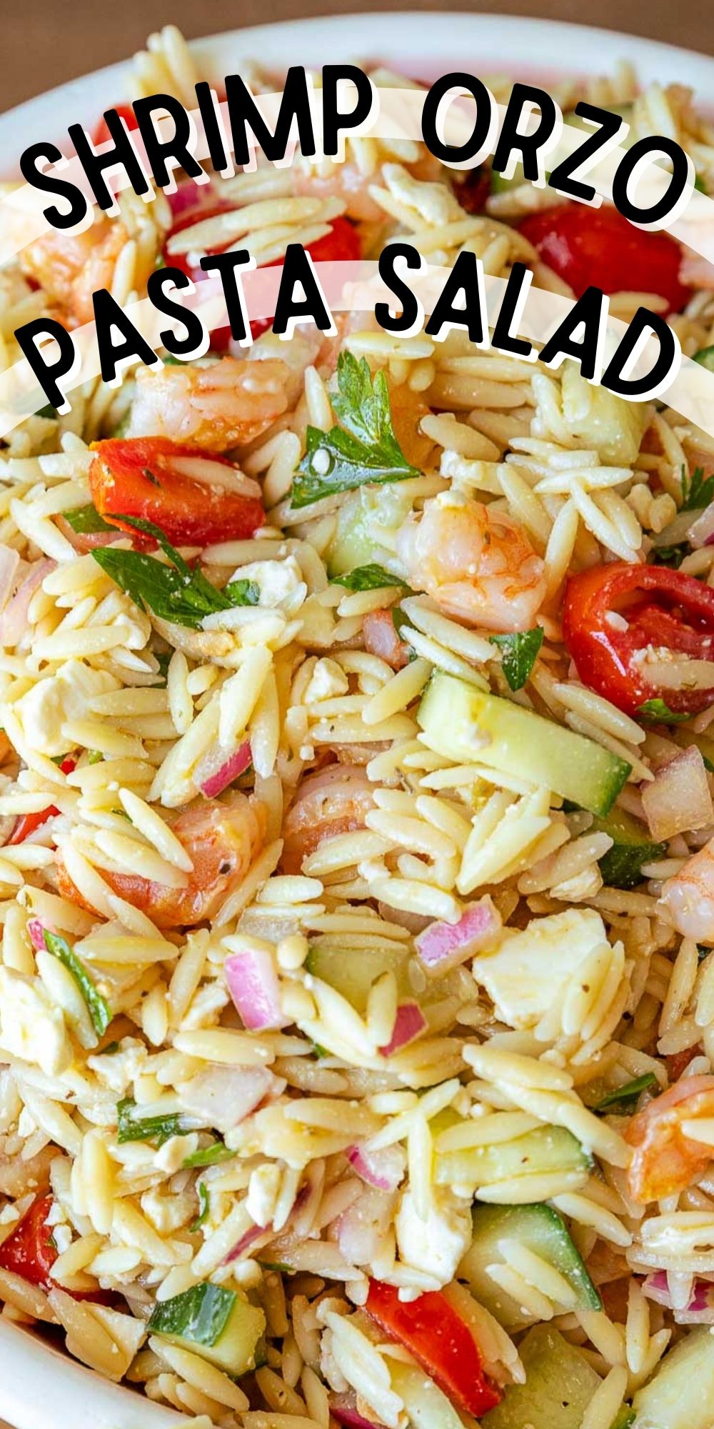 Shrimp Orzo Pasta Salad - I Wash You Dry