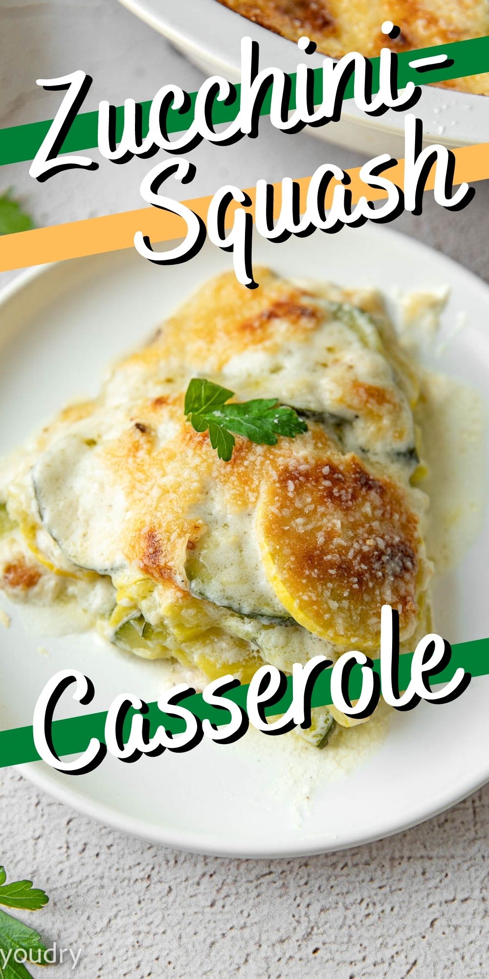 Baked Zucchini Squash Casserole I Wash You Dry