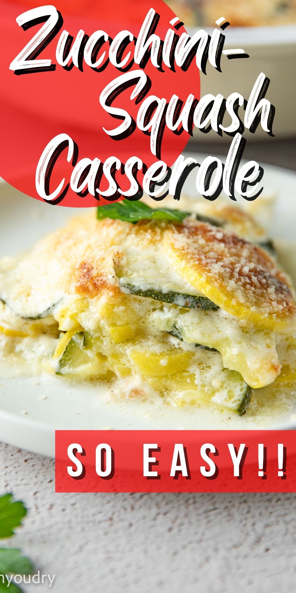 Baked Zucchini Squash Casserole I Wash You Dry