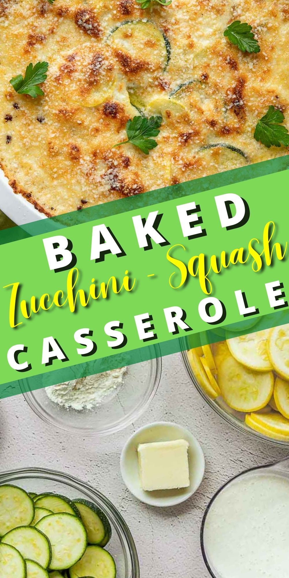 Baked Zucchini Squash Casserole I Wash You Dry