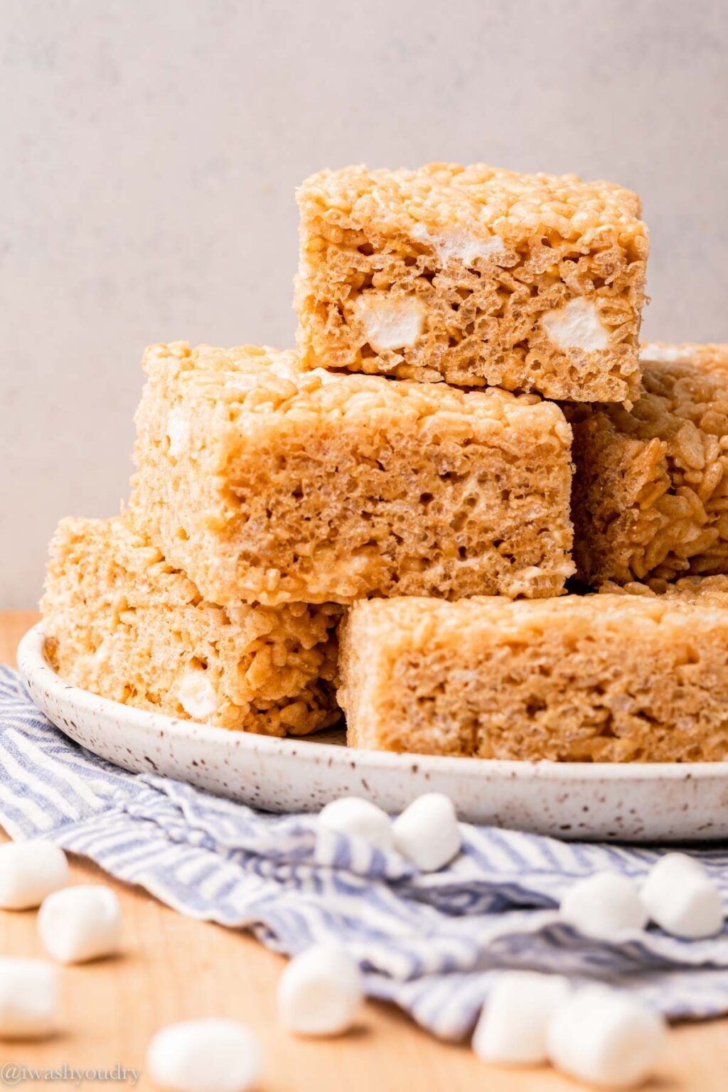 Browned Butter Rice Krispie Treats - I Wash You Dry