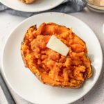 Cooked air fryer sweet potato