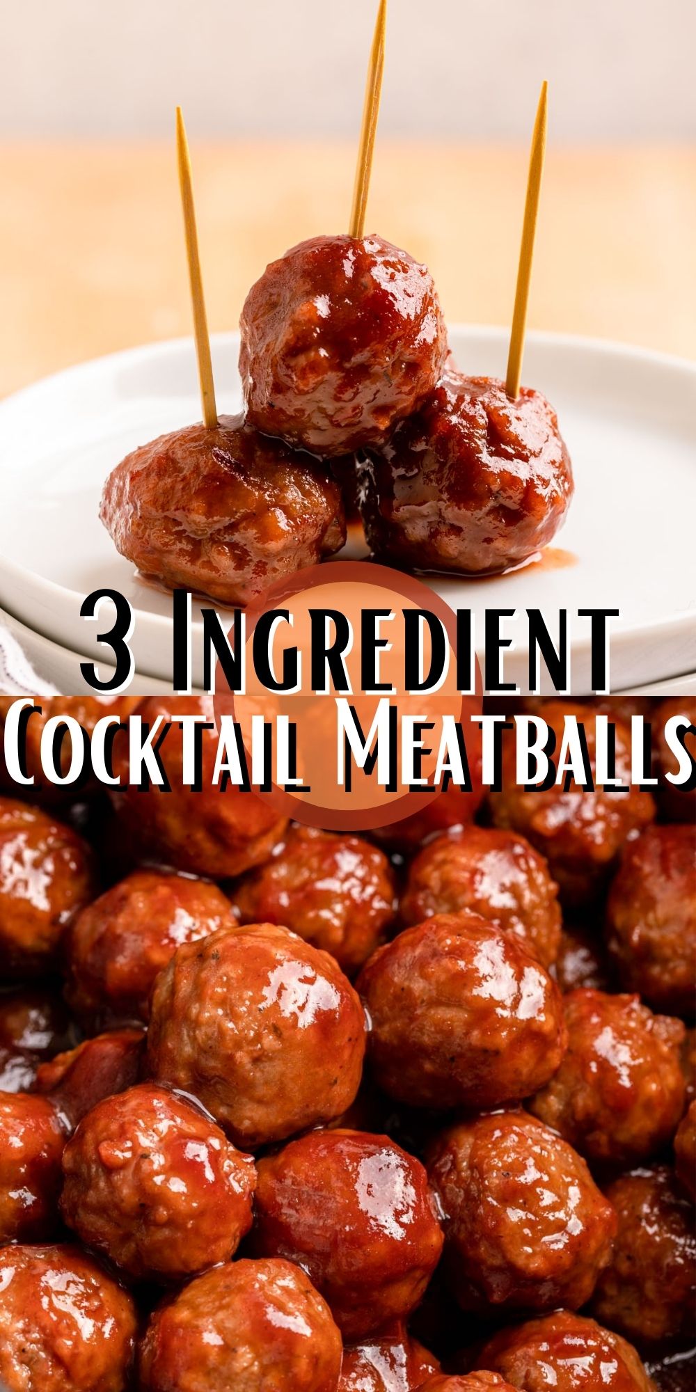 3 Ingredient Cocktail Meatballs - I Wash You Dry