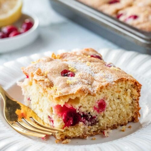 Cranberry Spice Layer Cake with Cream Cheese Frosting - Sprinkle Bakes