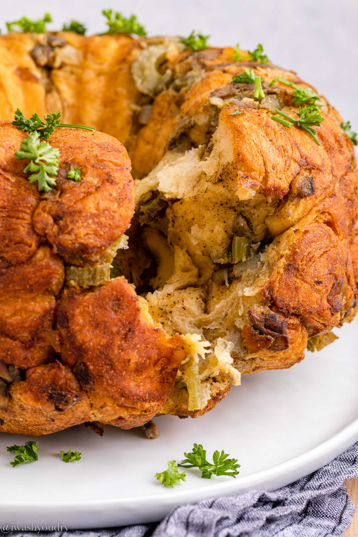 Pull Apart Stuffing Ring I Wash You Dry