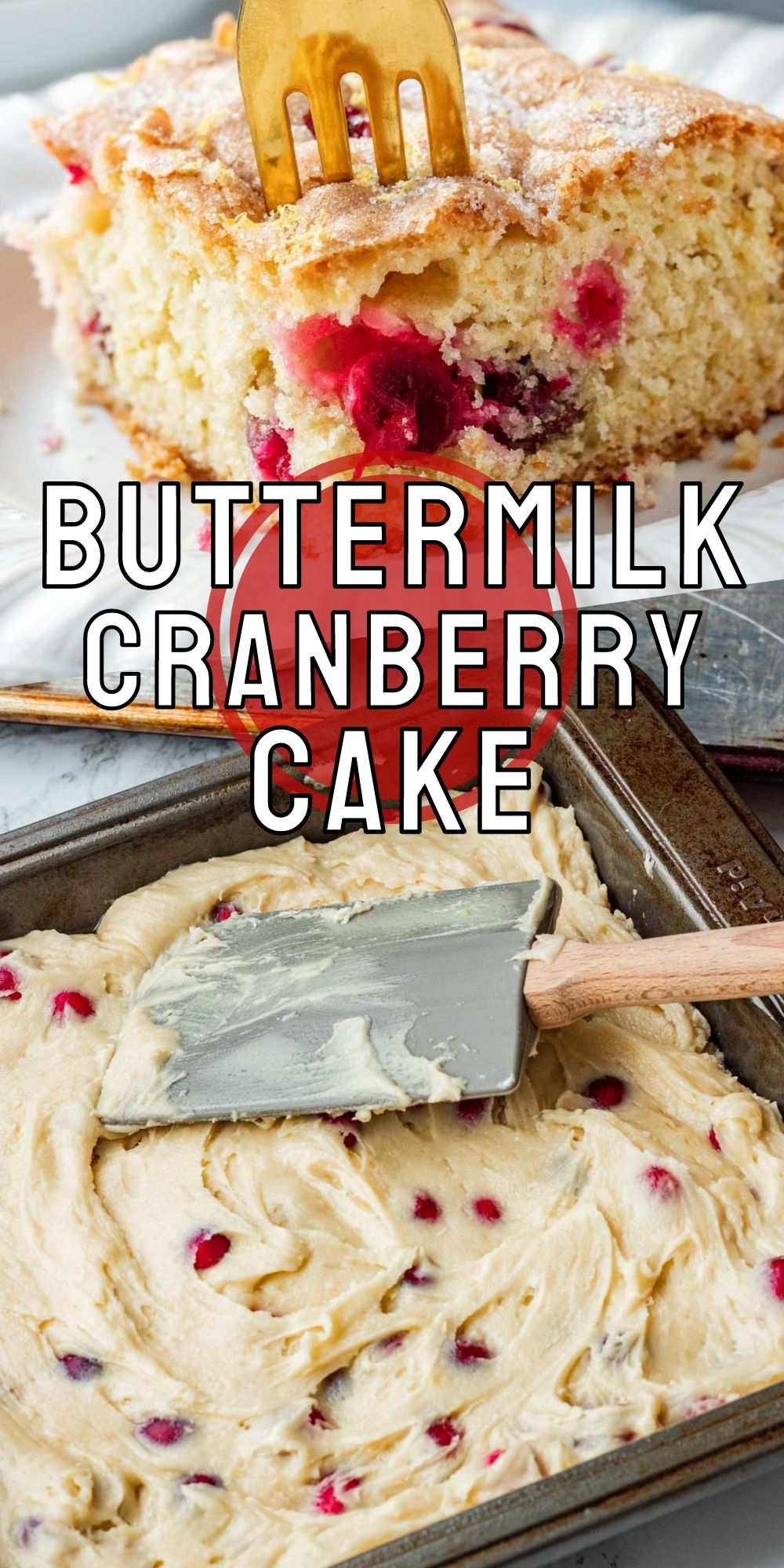 Buttermilk Cranberry Cake I Wash You Dry