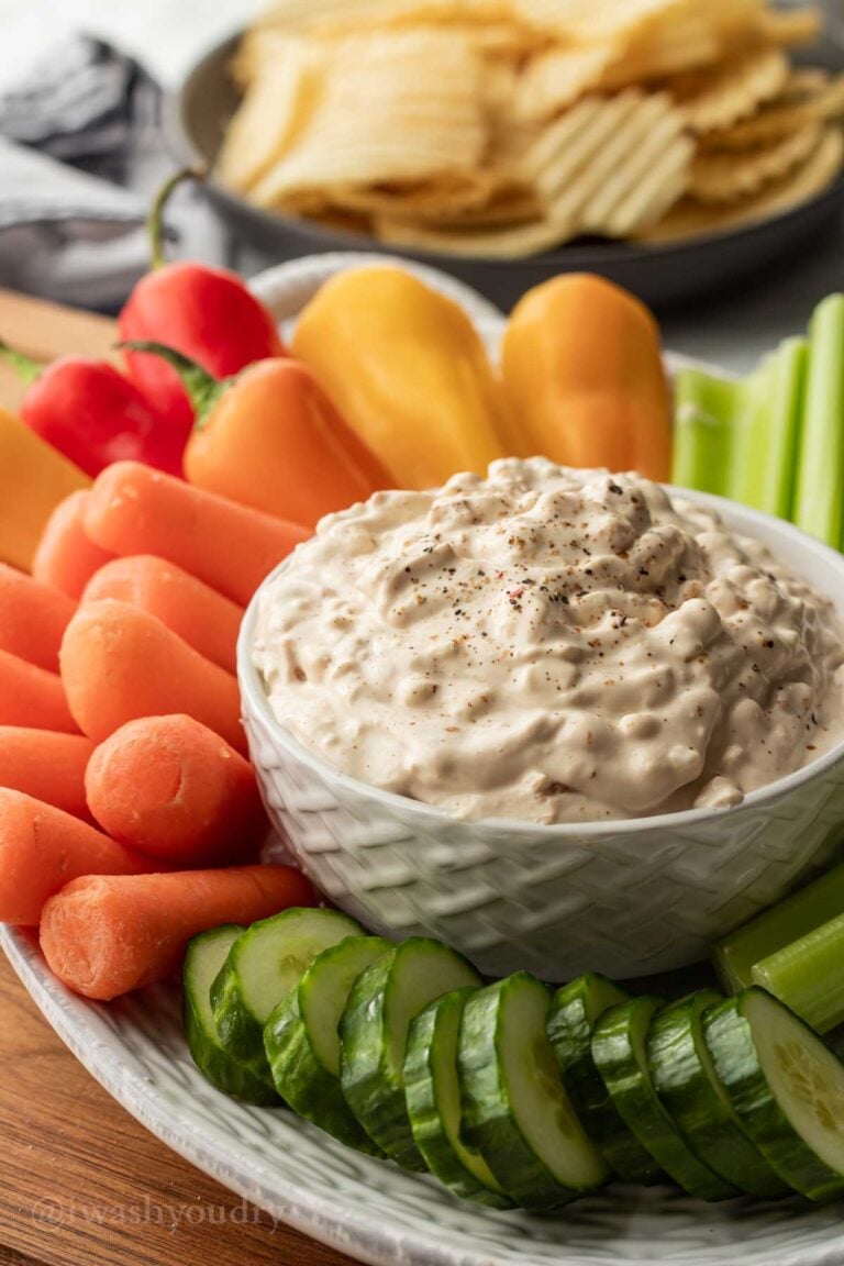 3 Ingredient Chip Dip I Wash You Dry