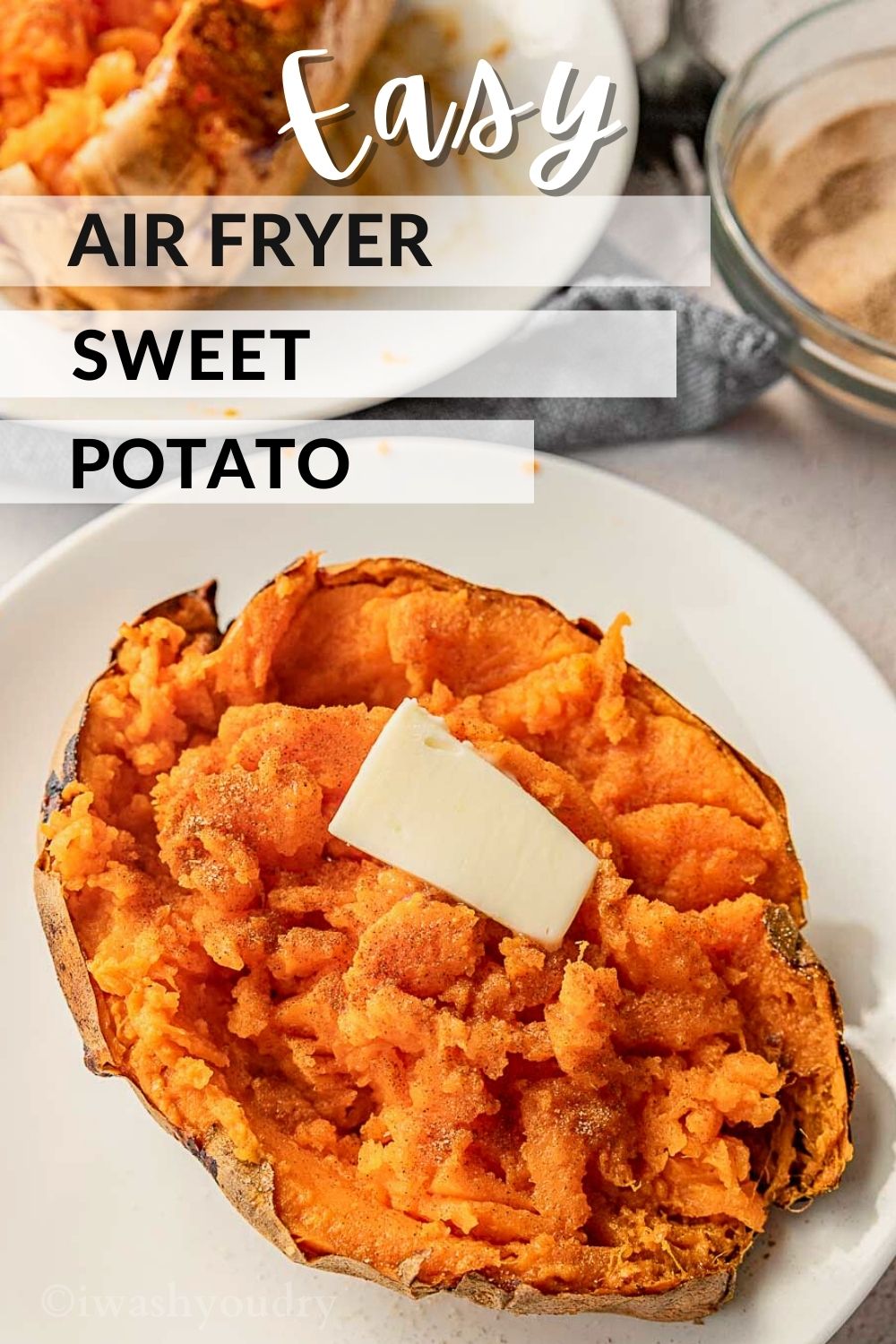 Air Fryer Sweet Potato - I Wash You Dry