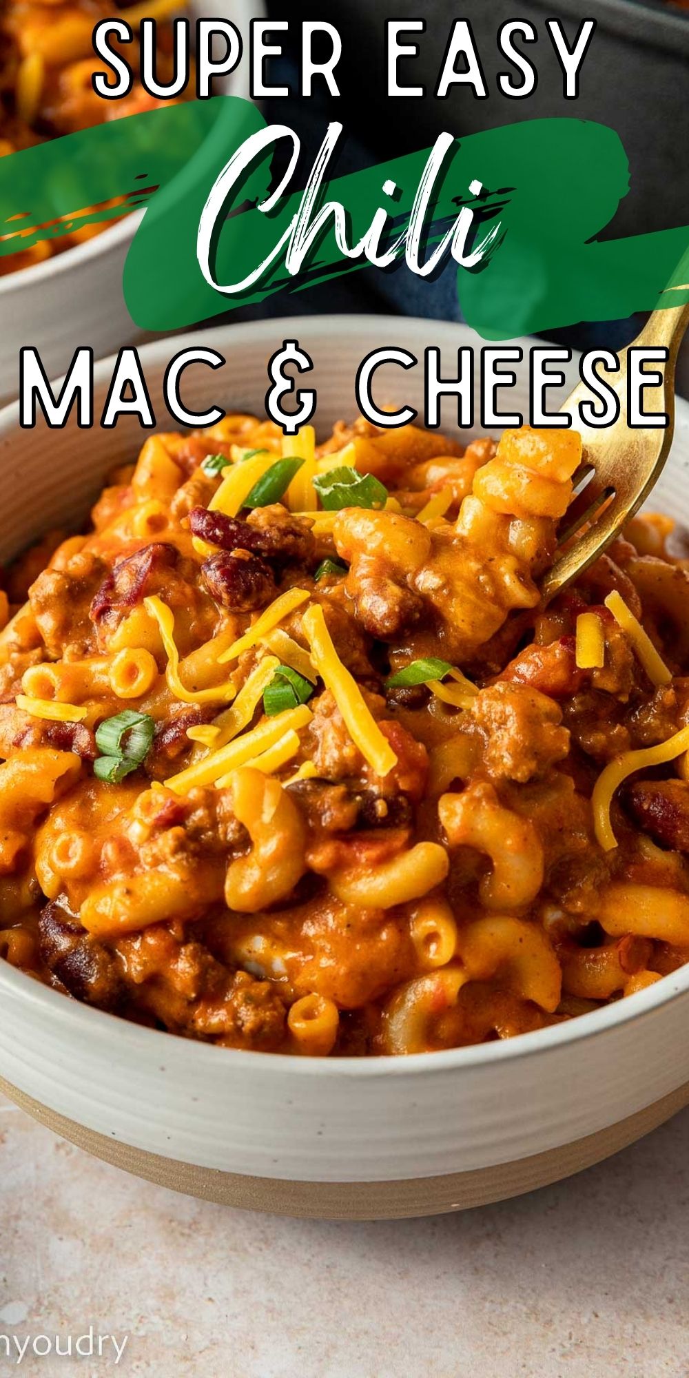 Cheesy Ground Beef Chili Mac I Wash You Dry