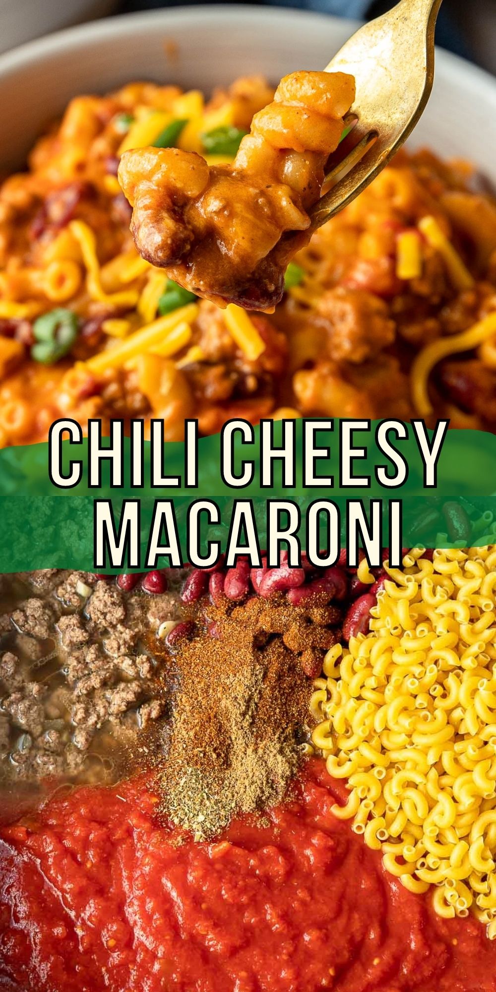 Cheesy Ground Beef Chili Mac I Wash You Dry