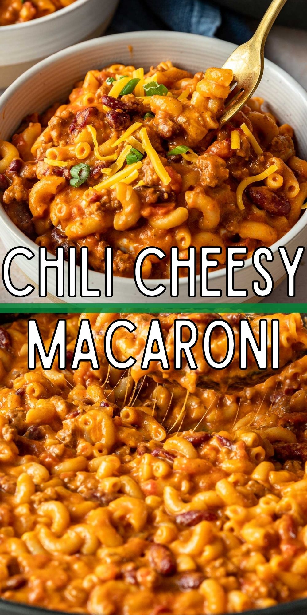 Cheesy Ground Beef Chili Mac I Wash You Dry