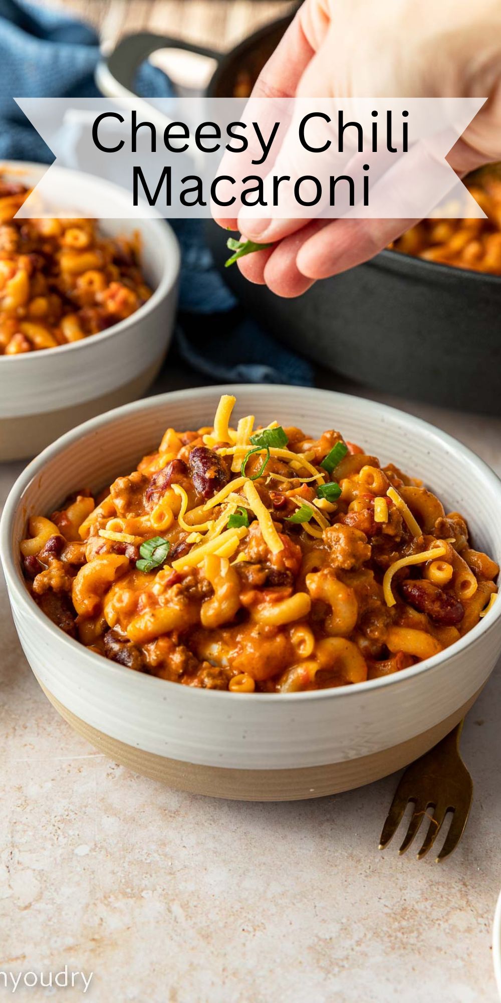 Cheesy Ground Beef Chili Mac I Wash You Dry