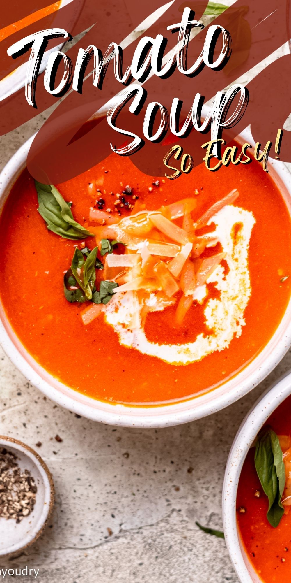 Quick Tomato Soup Recipe I Wash You Dry