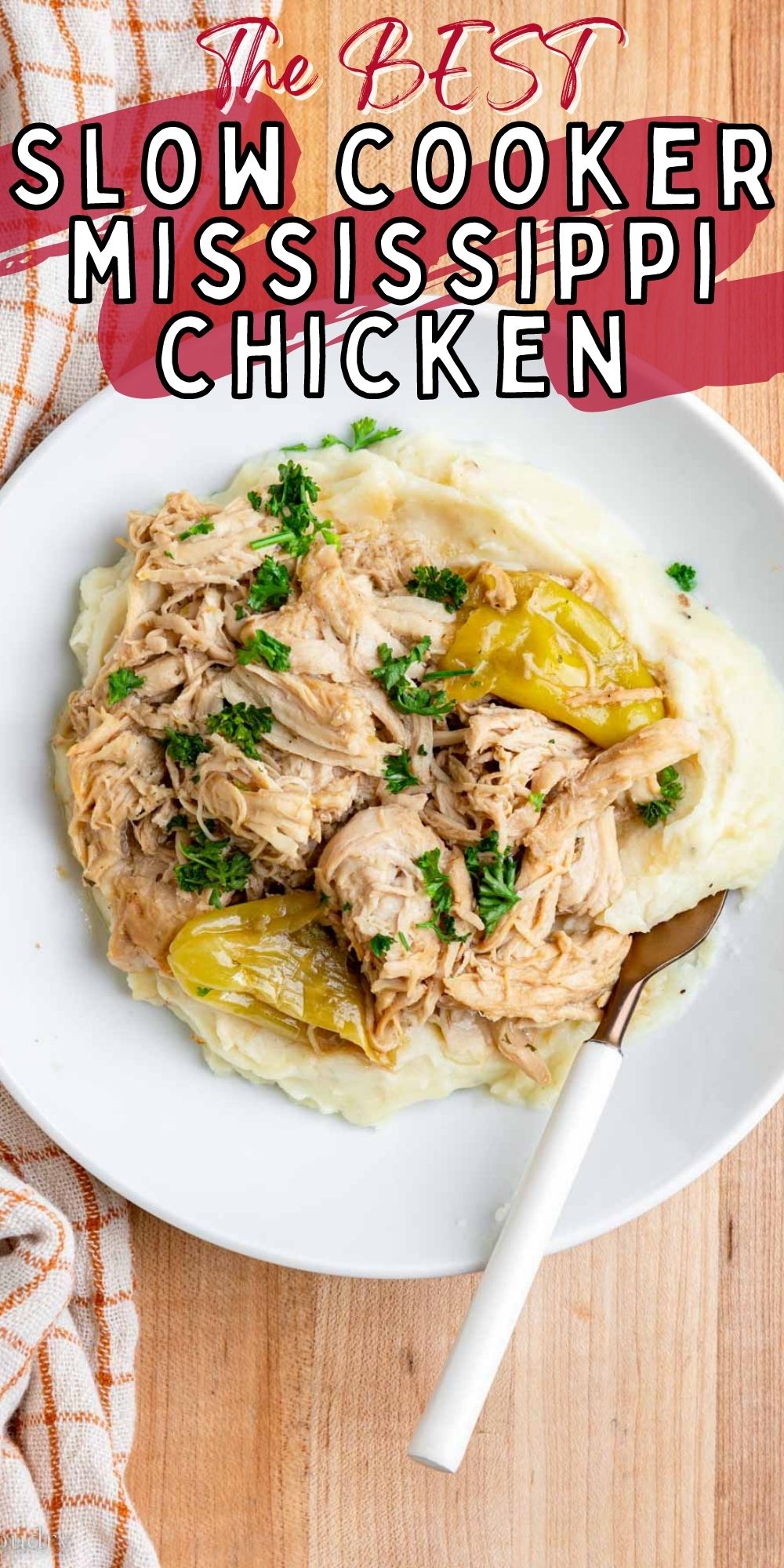 Slow Cooker Mississippi Chicken - I Wash You Dry