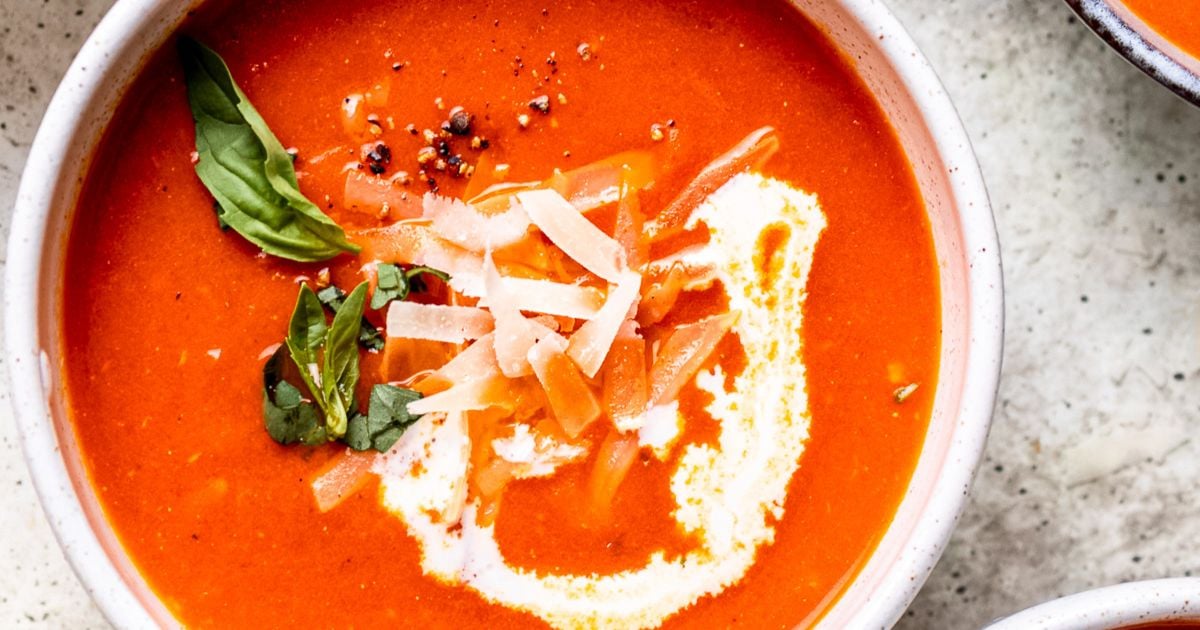 Quick Tomato Soup Recipe I Wash You Dry