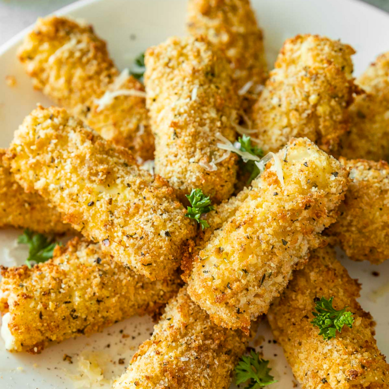 Air Fryer Mozzarella Sticks I Wash You Dry