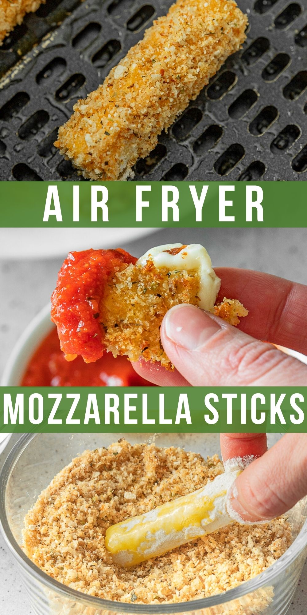 Air Fryer Mozzarella Sticks I Wash You Dry