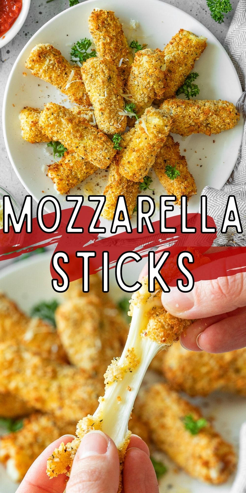 Air Fryer Mozzarella Sticks - I Wash You Dry