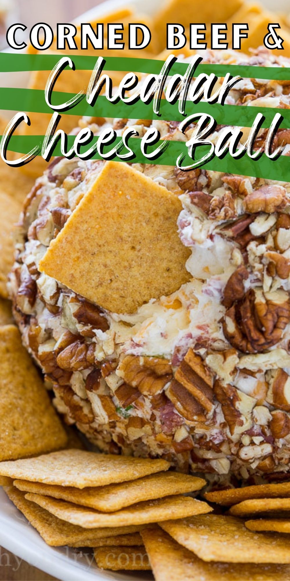 Corned Beef and Cheddar Cheese Ball I Wash You Dry