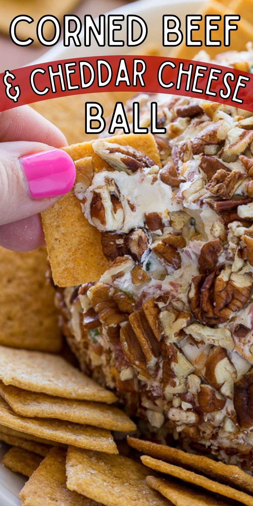 Corned Beef and Cheddar Cheese Ball I Wash You Dry