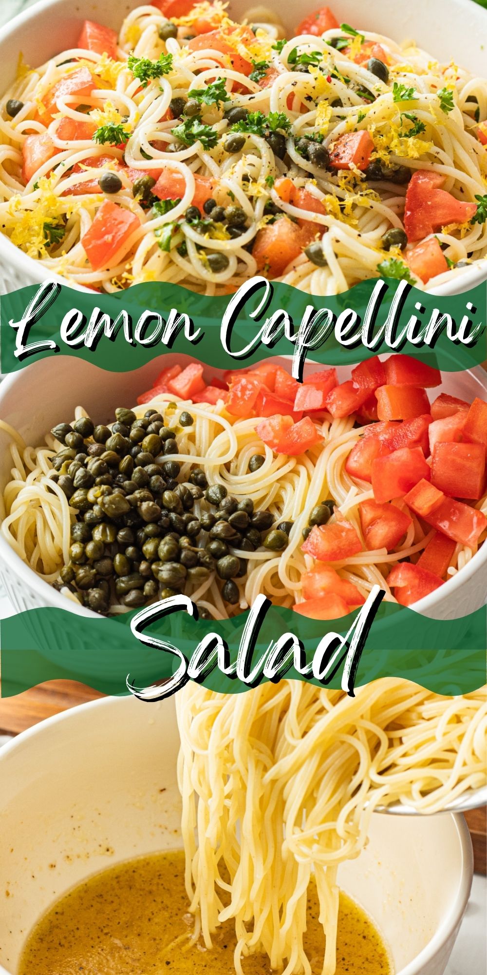 Lemon Capellini Salad I Wash You Dry