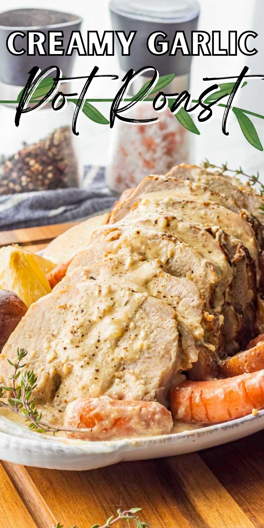 Creamy Garlic Pot Roast I Wash You Dry