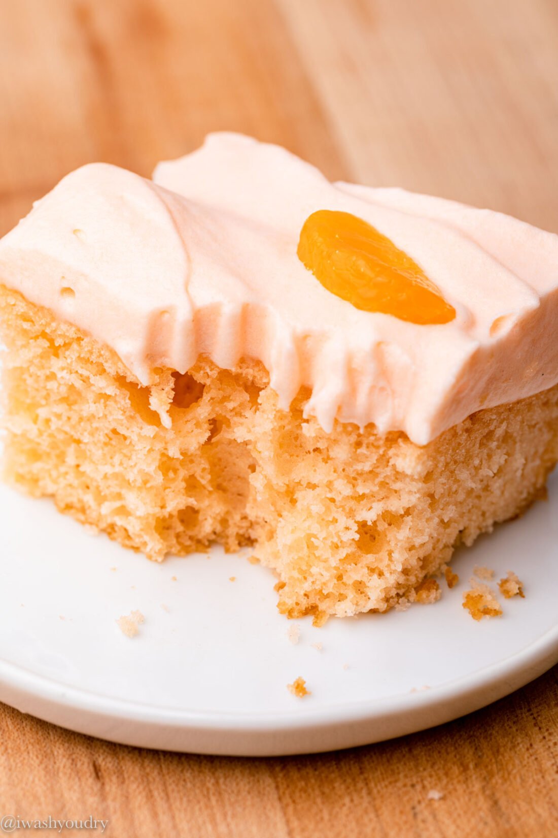 crush orange layer cake