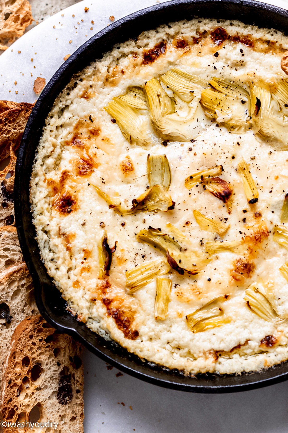 Artichoke Dip Recipe I Wash You Dry   Artichoke Dip Lo Res 7 