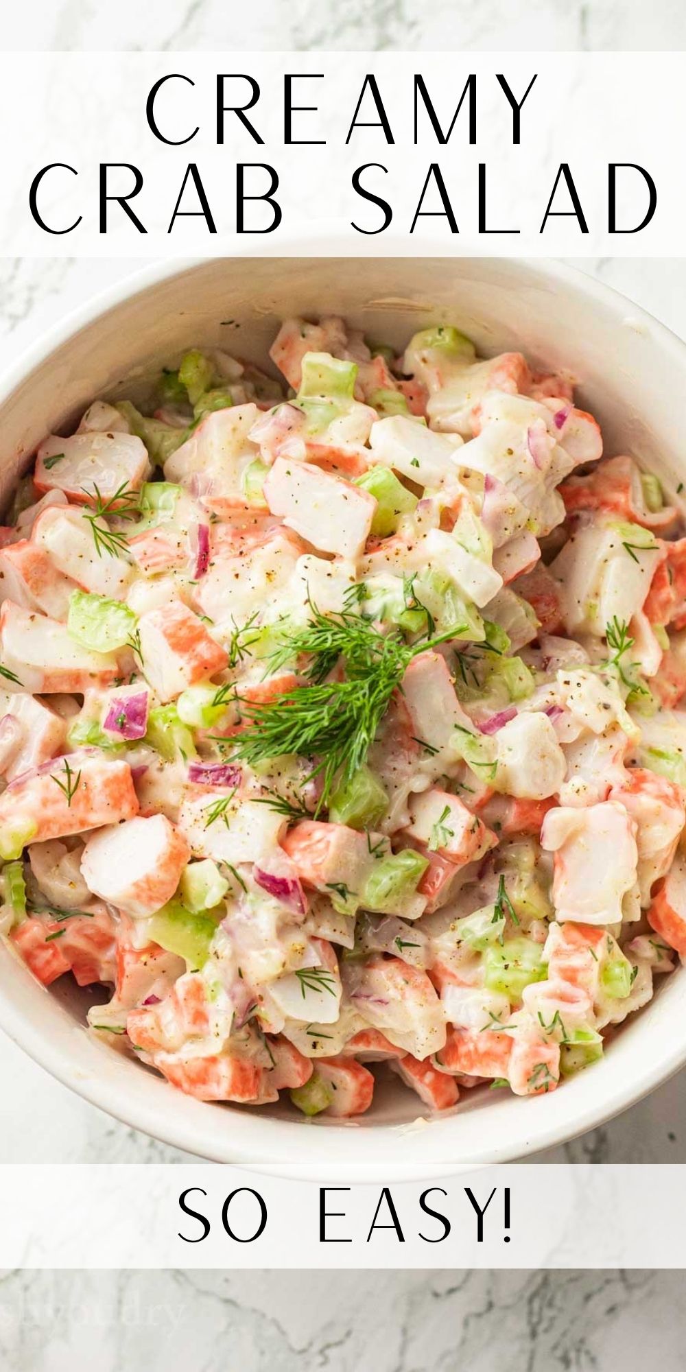 Creamy Crab Salad - I Wash You Dry