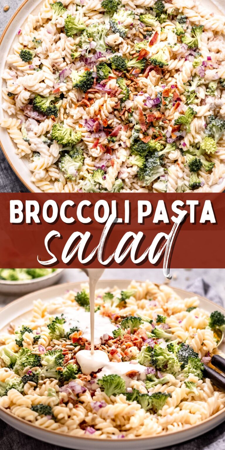 Creamy Broccoli Pasta Salad - I Wash You Dry