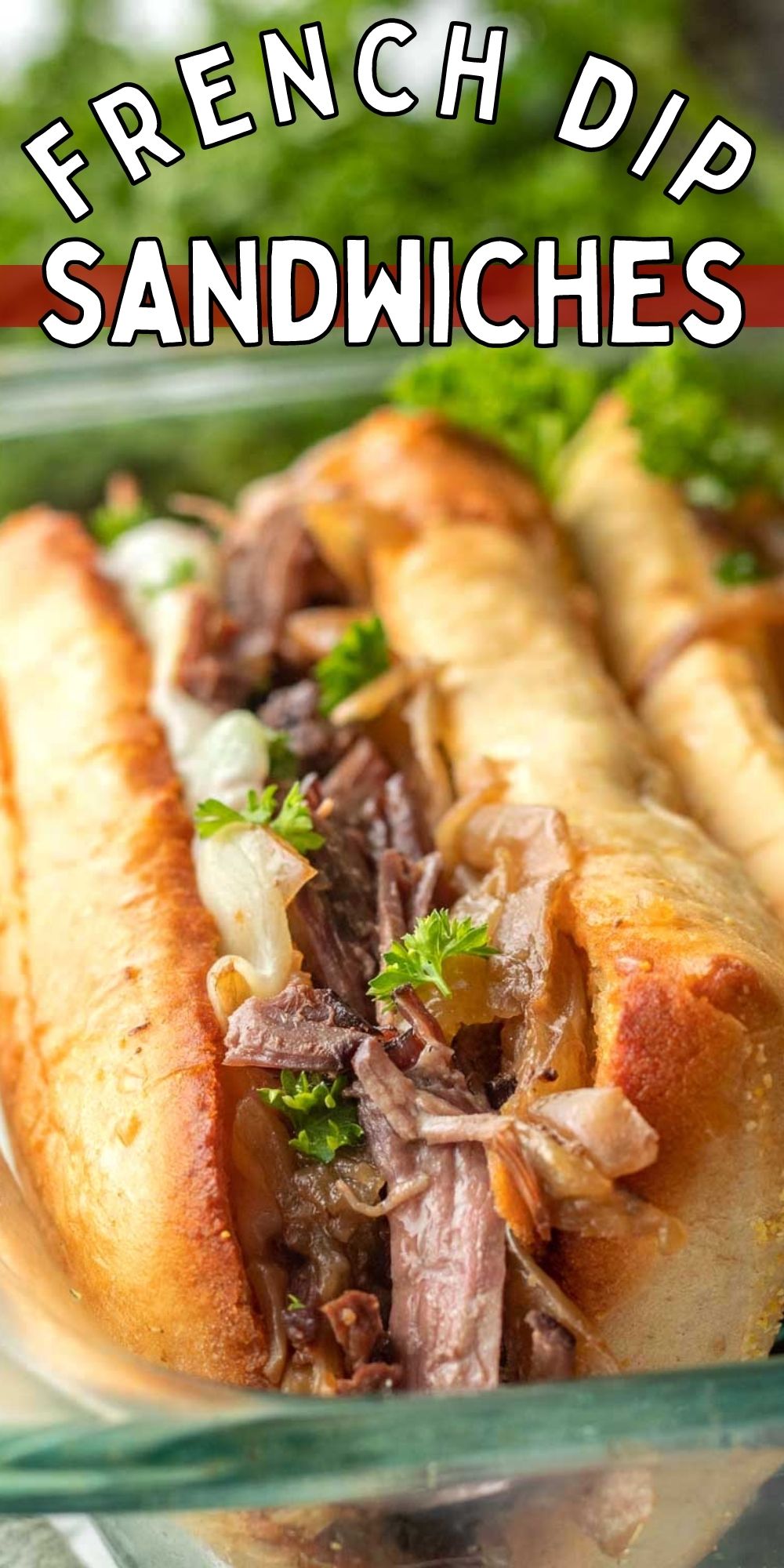 Slow Cooker French Dip Sandwiches - I Wash You Dry