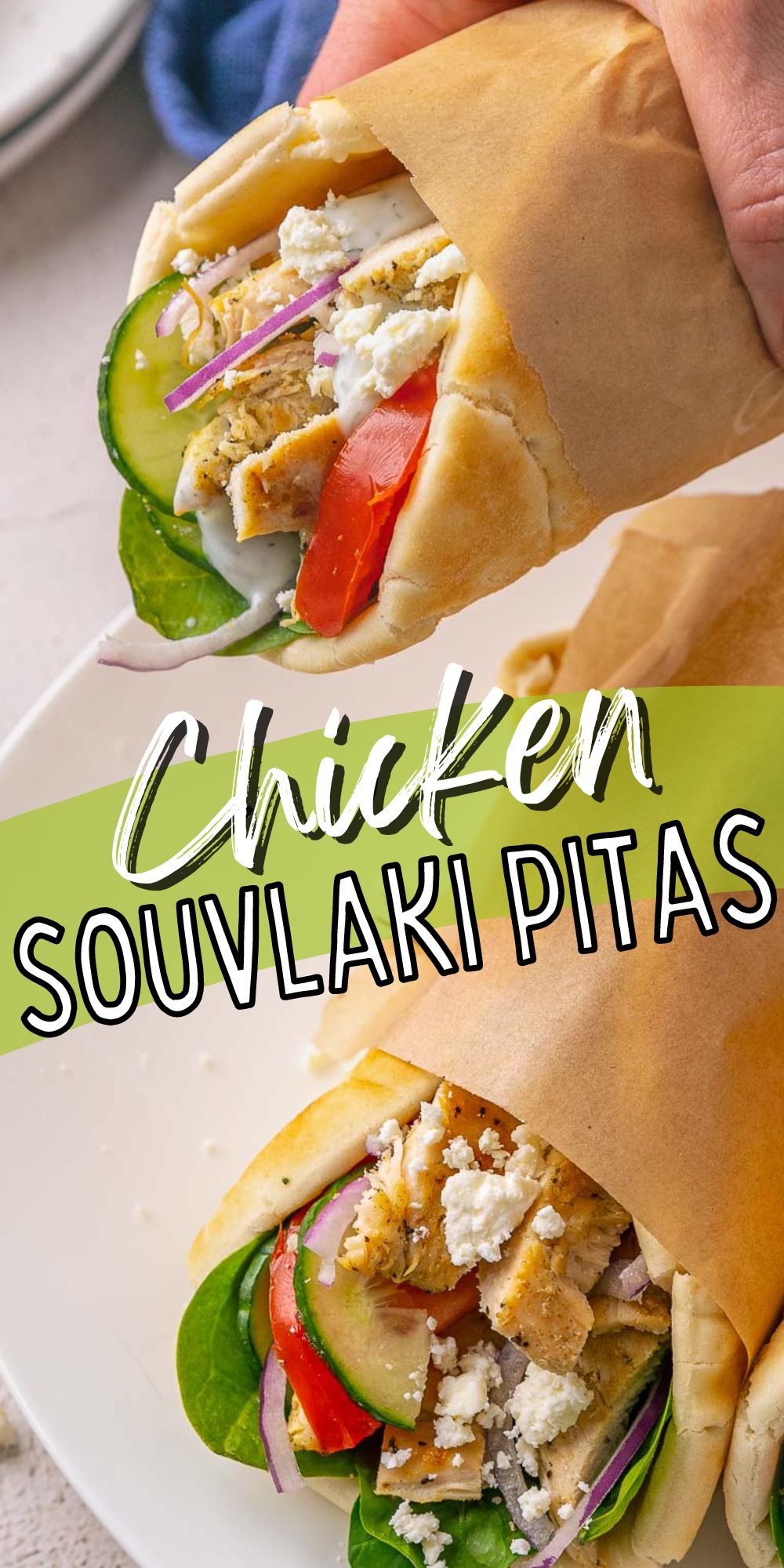 Grilled Chicken Souvlaki Pita - I Wash You Dry