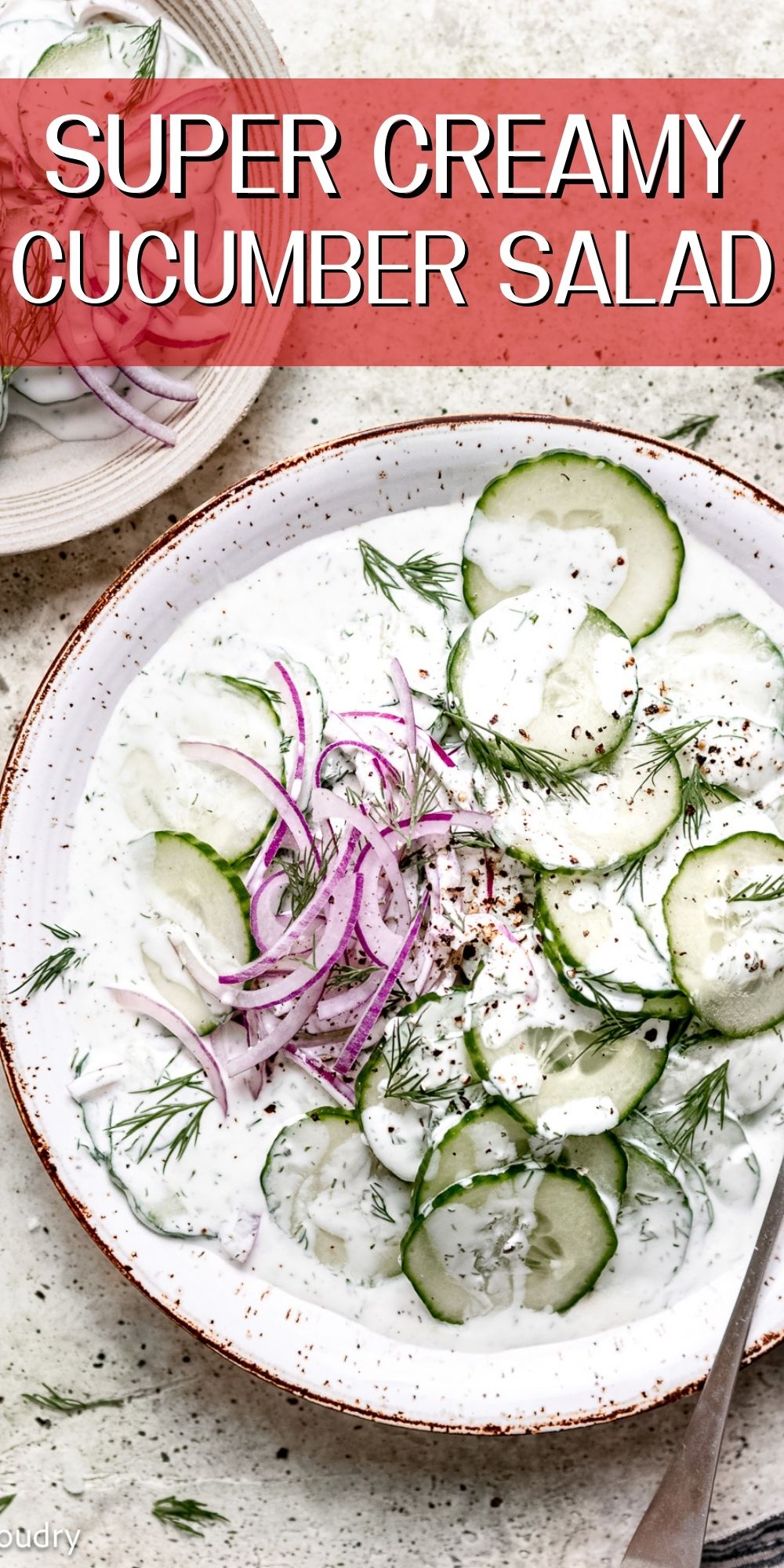 Creamy Cucumber Salad - I Wash You Dry