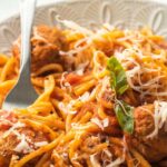 Instant Pot Spaghetti and Meatballs - I Wash You Dry