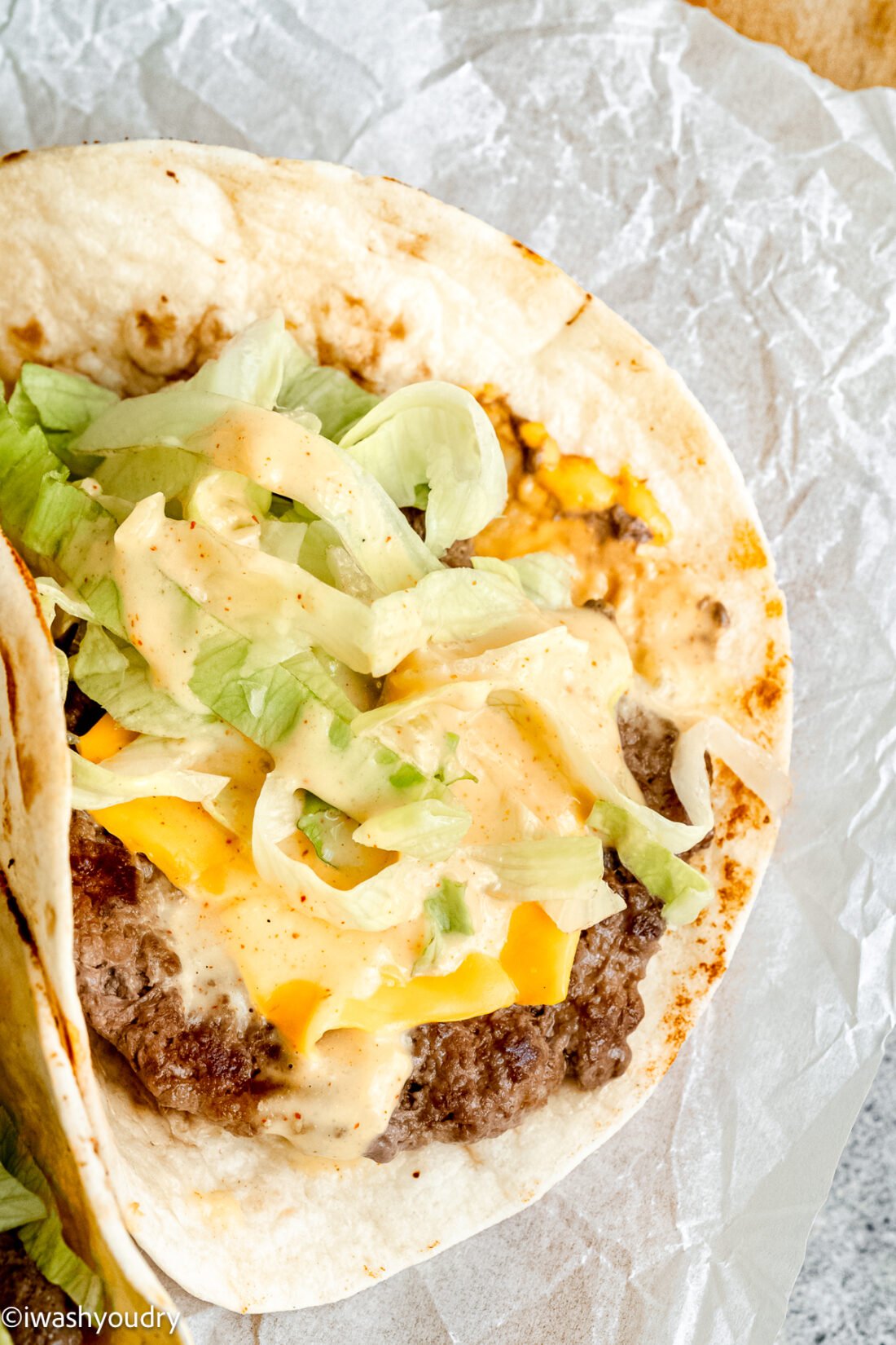 Big Mac Smash Burger Tacos recipe