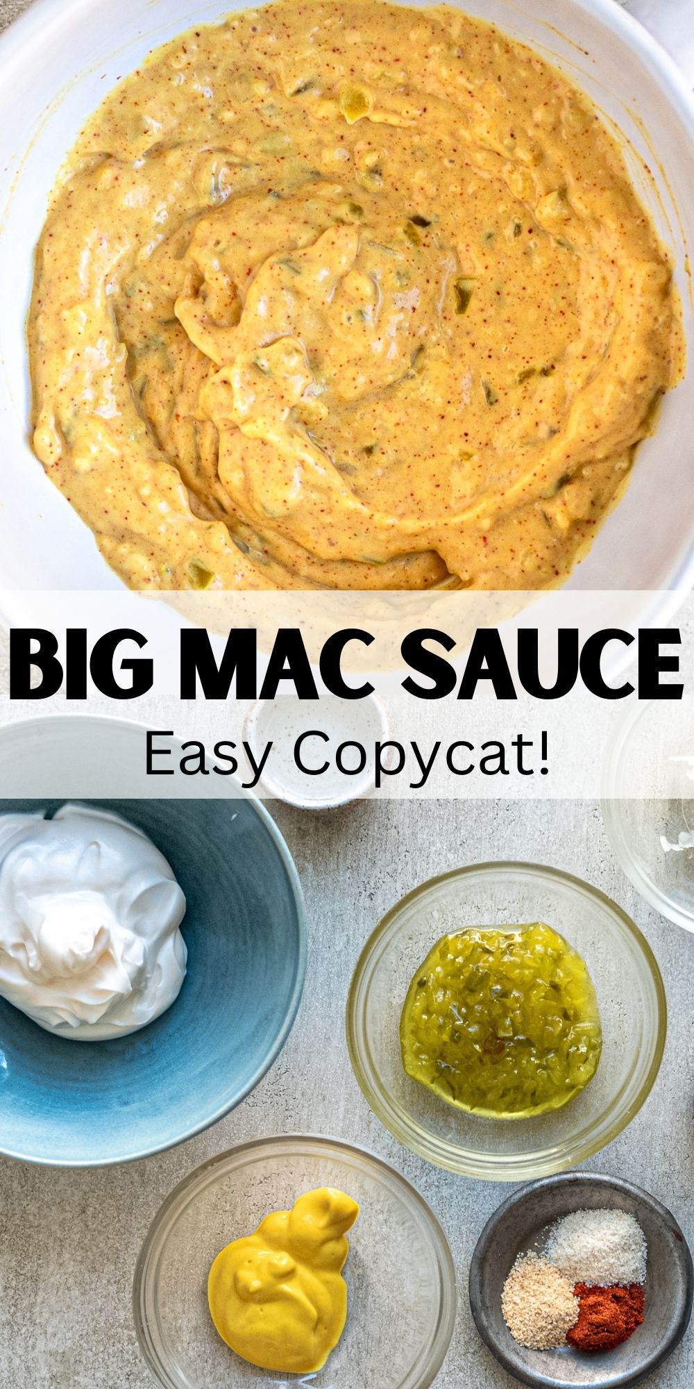 Easy Copycat Big Mac Sauce I Wash You Dry