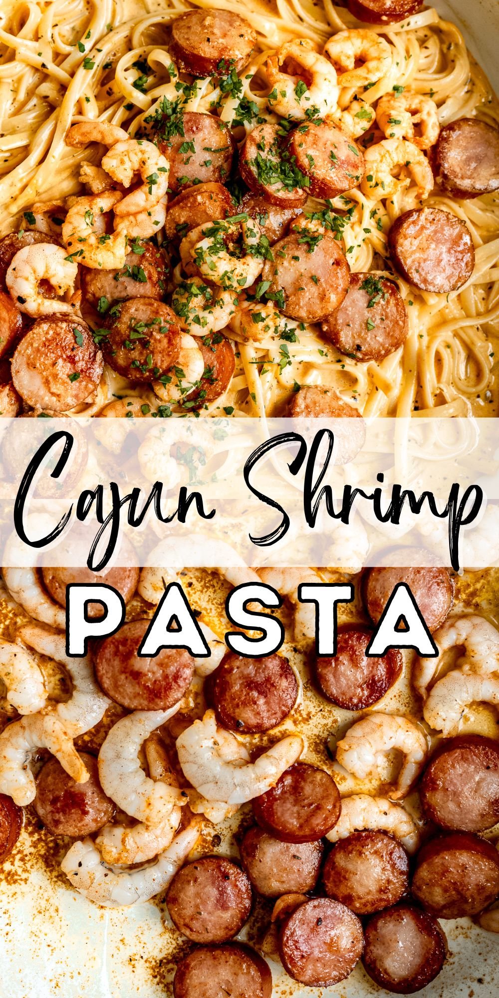 Creamy Cajun Shrimp Pasta - I Wash You Dry