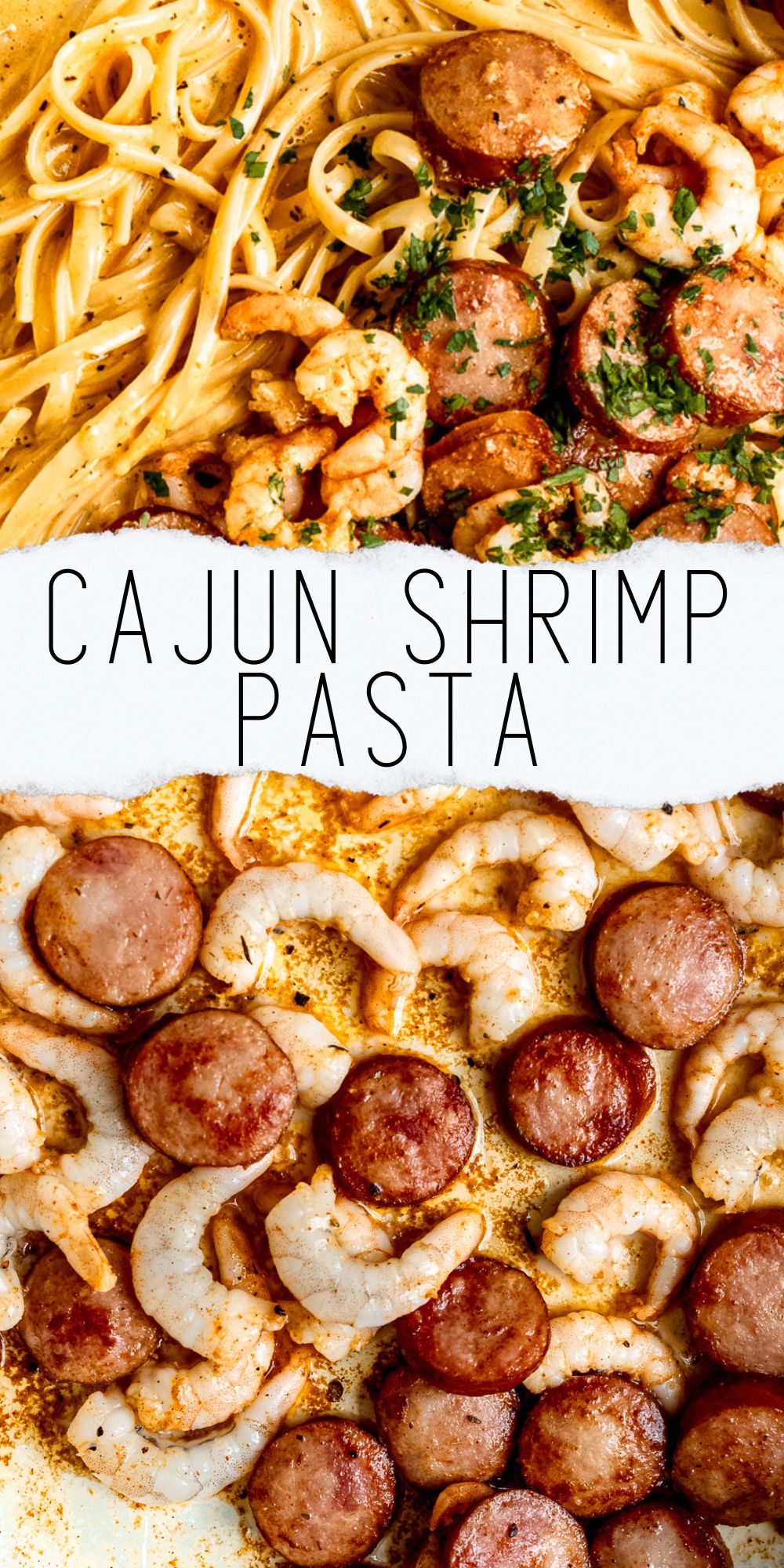 Creamy Cajun Shrimp Pasta - I Wash You Dry