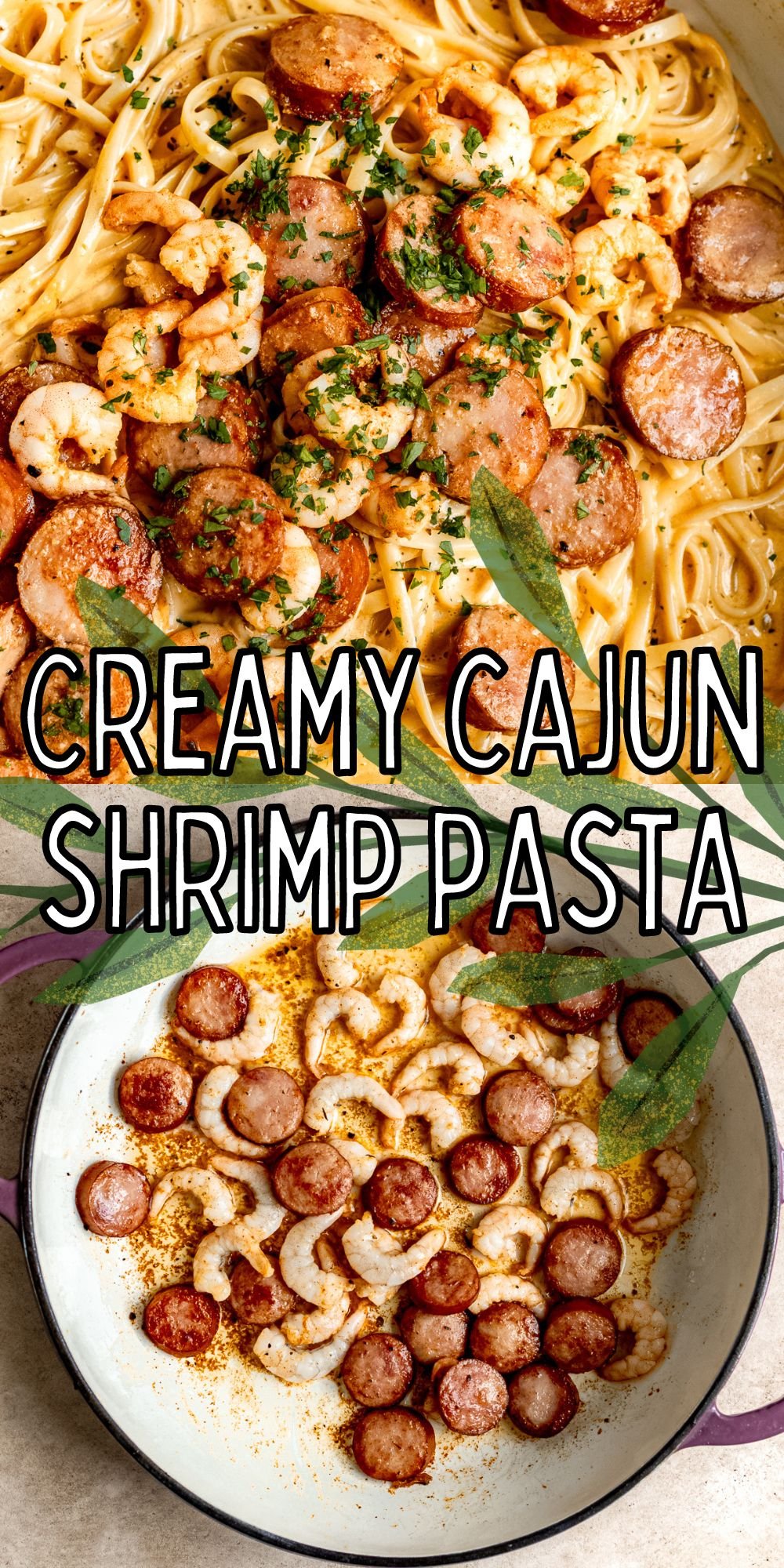 Creamy Cajun Shrimp Pasta - I Wash You Dry