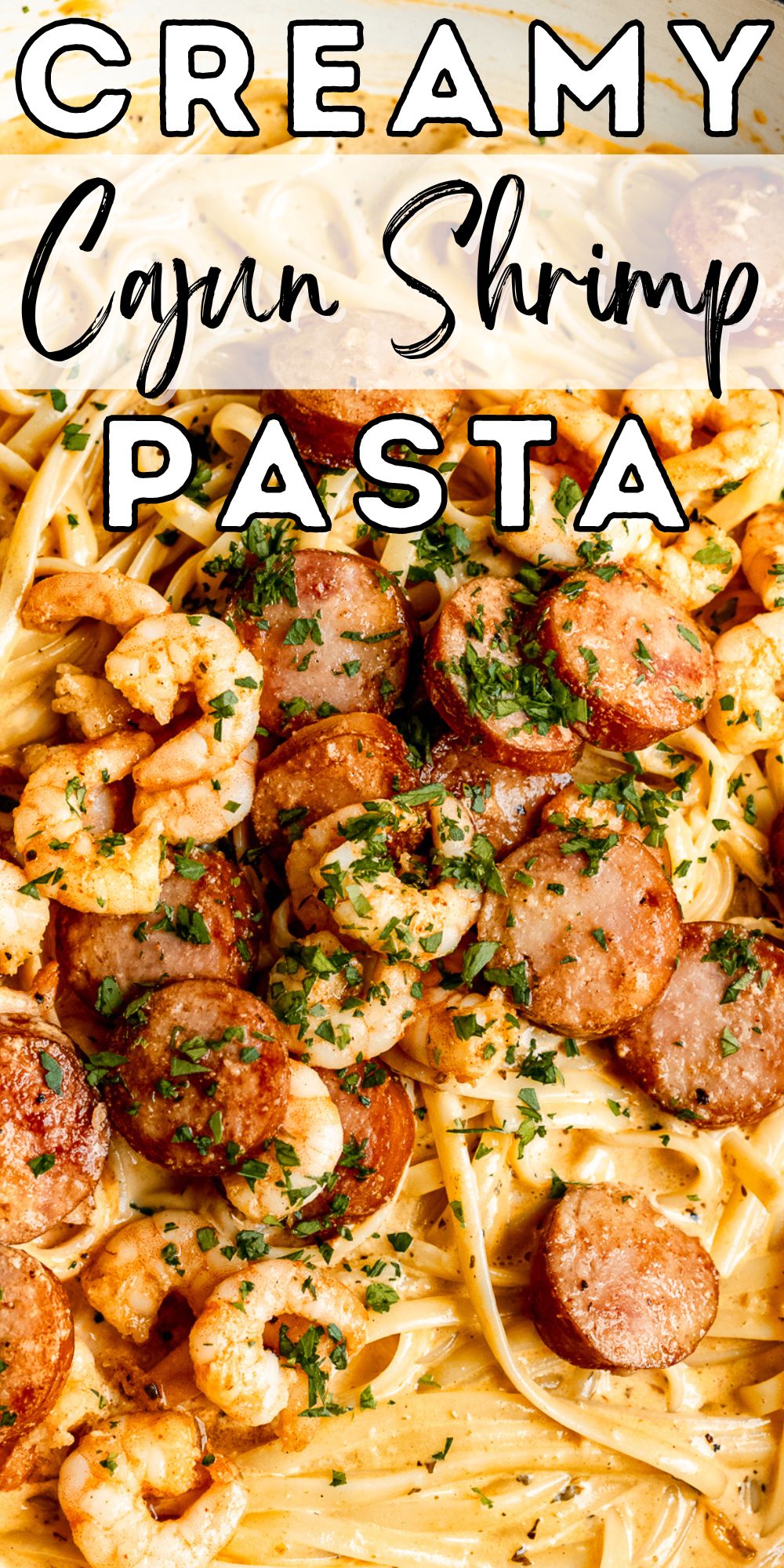 Creamy Cajun Shrimp Pasta - I Wash You Dry