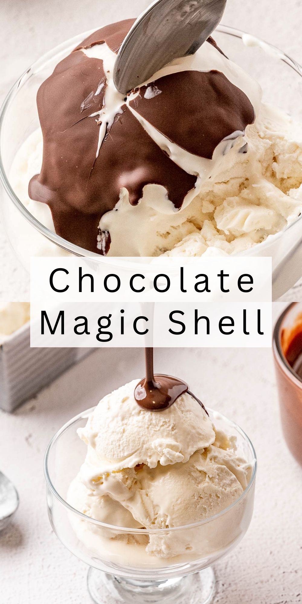 2 Ingredient Magic Shell - I Wash You Dry