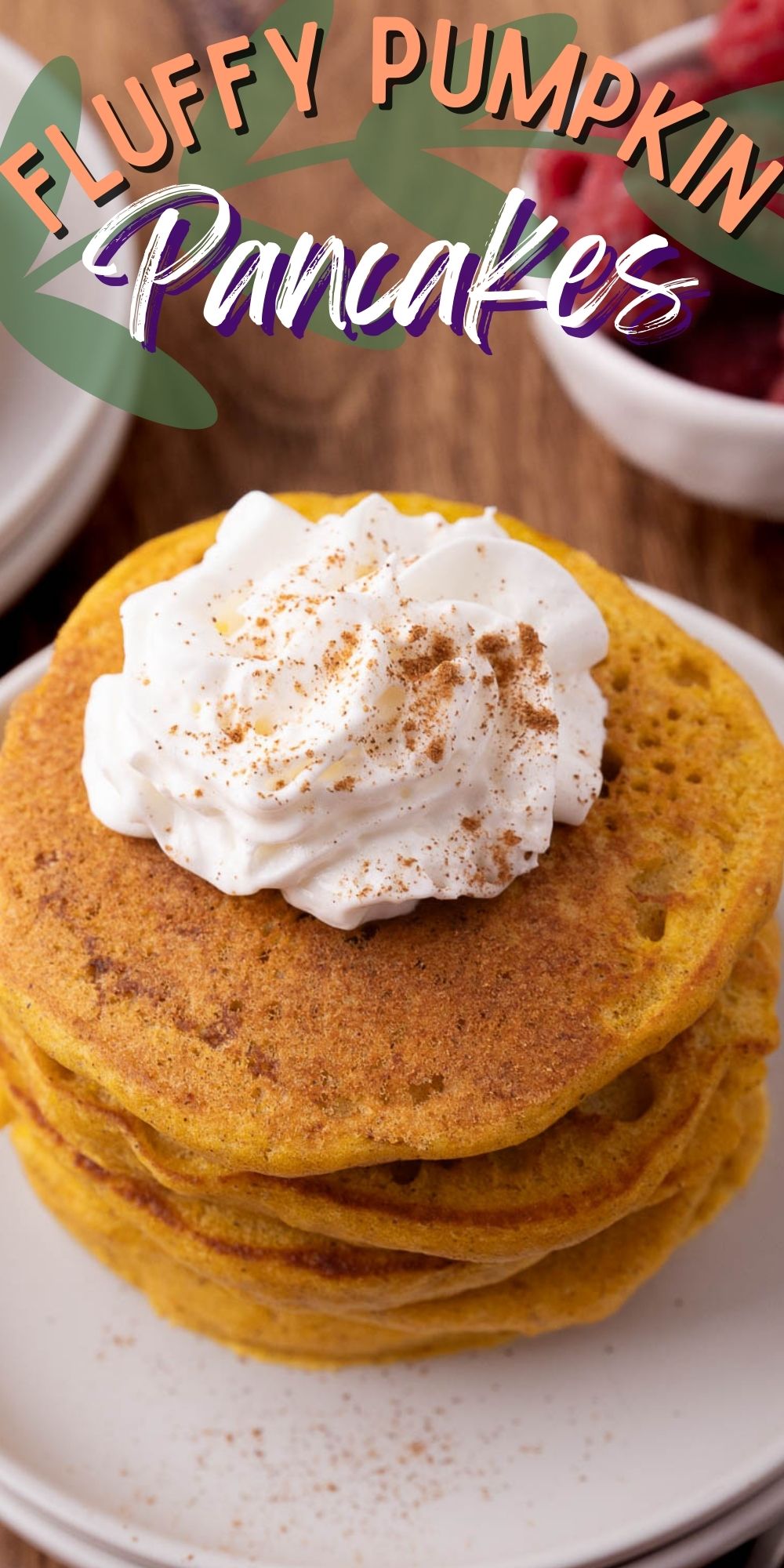 Fluffy Pumpkin Pancakes - I Wash You Dry